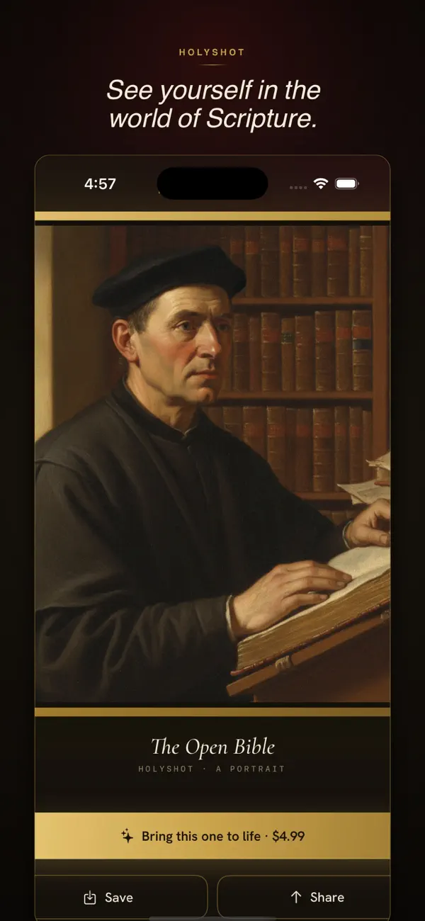 HolyShot bible AI selfie: a portrait of you as an ordinary person in the first-century world